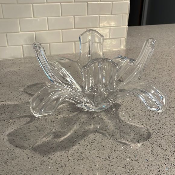 [Vannes Crystal] Crystal Splash Bowl - Picture 1 of 5